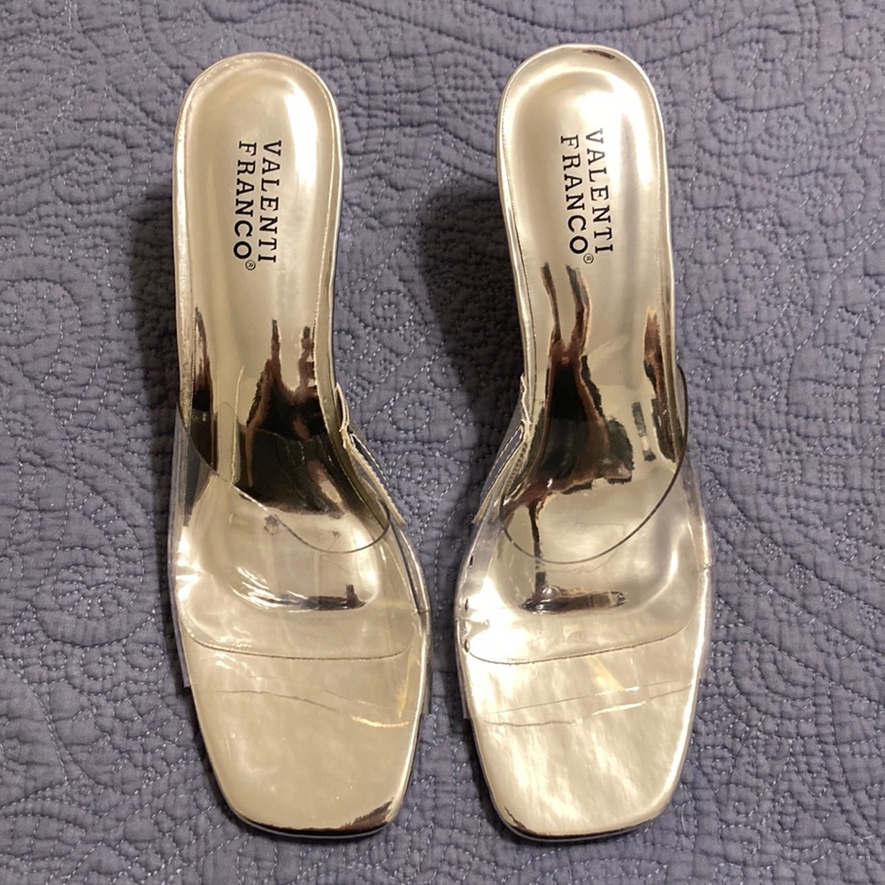 [Valenti Franco] clear slide sandal